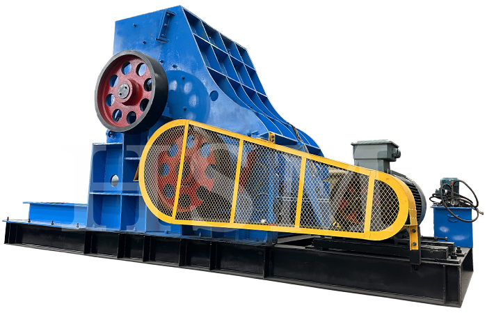 雙級(jí)粉碎機(jī)對(duì)輥破碎機(jī)、河卵石制砂機(jī)、石頭制砂機(jī)大圖